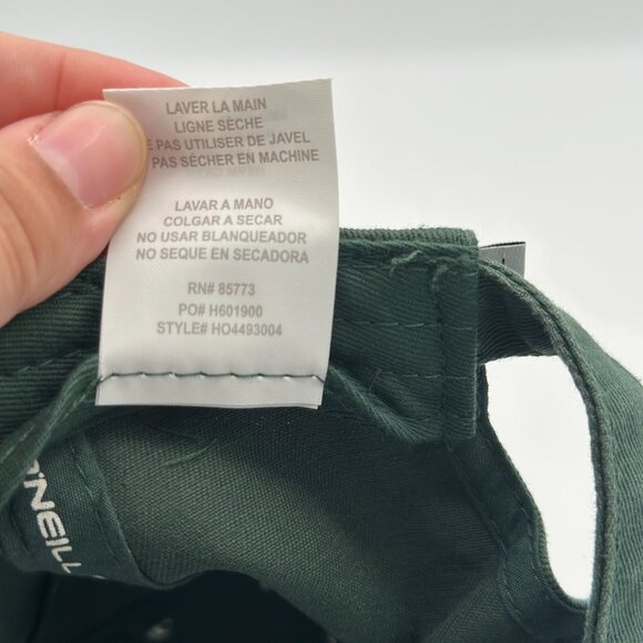 O’Neill Embroidered Hibiscus Hat – Forest Green (Adjustable) - Picture 7 of 7